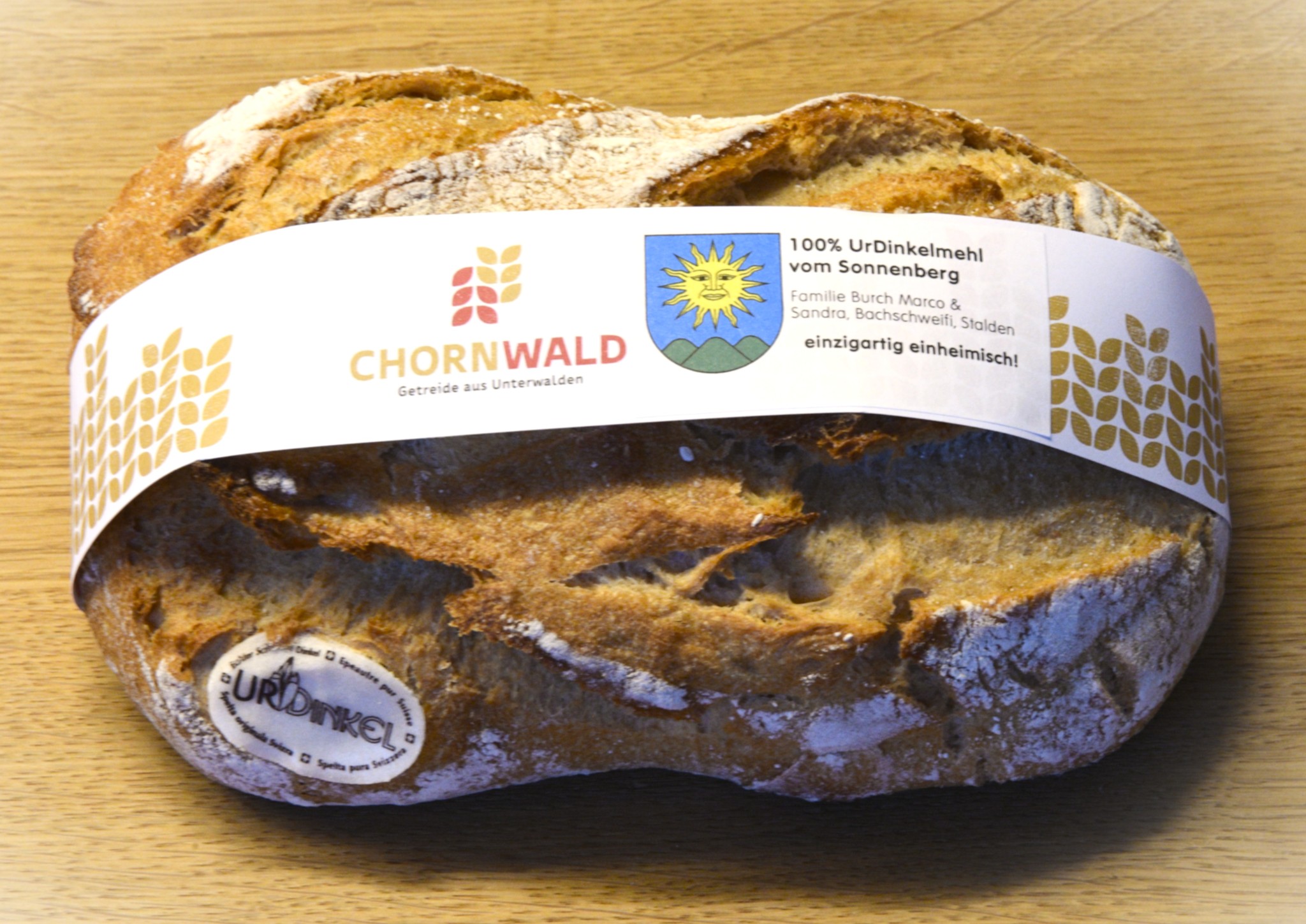 Unser neues UrDinkel Sonnenbergbrot. 100% UrDinkel der Familie Burch Bachschweifi,...